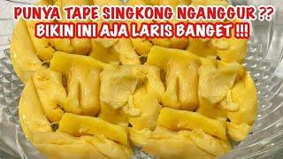 PUNYA TAPE SINGKONG NGANGGUR?? DI BIKIN CEMILAN GINI PASTI LARIS MANIS