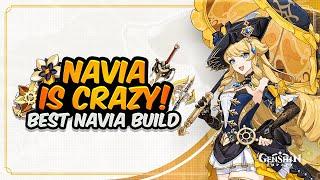 COMPLETE NAVIA GUIDE Best Navia Build - Artifacts Weapons Teams & Showcase  Genshin Impact