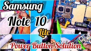 Samsung Note 10 Lite power button problem  solution #mobileengineer #samsung