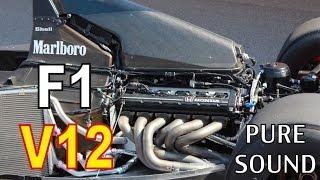F1 V12 Start Engine Sound Compilation  HONDA FERRARI LOTUS...