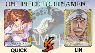ワンピカード  ONE PIECE CARD GAME TOURNAMENT    紫黄プリン VS 黄エネル 