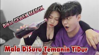 BIKIN CEWEK MABOK MALA DI SURU TEMANIN TIDUR  PRANK