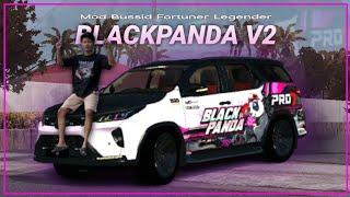 Toyota Fortuner Legender Blackpanda V2 Cumi Diesel - Mod bussid v3.7.1