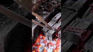 Forging a Twist Damascus Blade For Sword #randomthings #manufacturing #making #how #howto #random