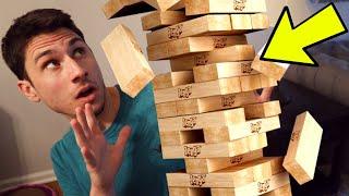 Worlds BIGGEST JENGA With My Friends