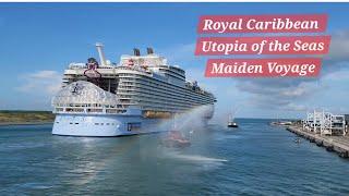 Royal Caribbean Adventure & The Maiden Voyage of The Utopia Of The Seas July 19th 2024 #cruise #USA