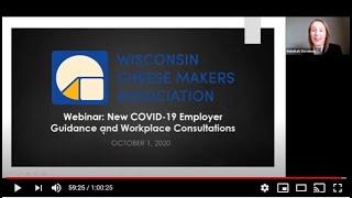 WCMA Webinar New COVID-19 Employer Guidance and Free Workplace Consultations