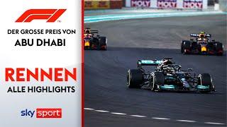 Absolut irres Finish nach Safety Car  Rennen - Highlights  Preis von Abu Dhabi  Formel 1