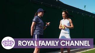 Royal Tennis Extravaganza Princess Kate & Roger Federers Epic Wimbledon Training