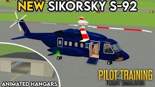 NEW HELICOPTER ANIMATED HANGARS AND MORE IN PTFS Roblox