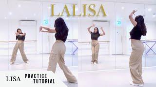 PRACTICE LISA - LALISA - Dance Tutorial - SLOWED + MIRRORED