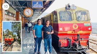EP #10 Shimla to Kalka Toy Train  The Himalayan Queen Most Scenic Train Travel in India