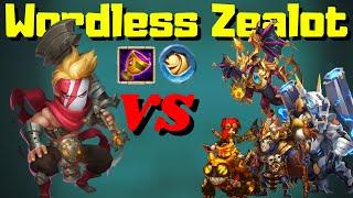 BT35 Wordless Zealot vs top heroes  Castle Clash #ASG