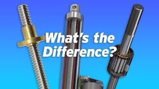 Lead Screw Ball Screw and Roller Screw Cylinders Whats the Difference?