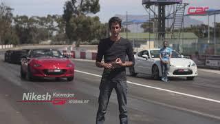 DRAG RACE Mazda MX-5 vs. Toyota 86