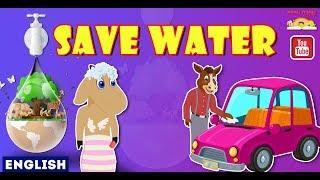 Save Water  English Kids Stories  Moral Stories  English Moral Stories Ted And Zoe