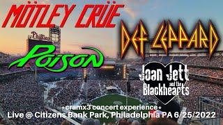 Motley Crue Def Leppard Poison Joan Jett The Stadium Tour Philadelphia *cramx3 concert experience*