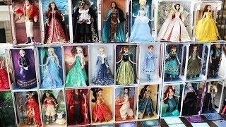 Disney Limited Edition Dolls Collection Tour - All 37 of them March 2018