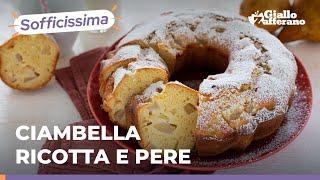 Ricotta and Pear Ring Cake – easy and delicious dessert recipe 