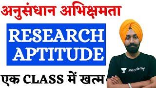 Complete Research Aptitude In One Class  Talvir Singh  NTA UGC NET  Unacademy Live