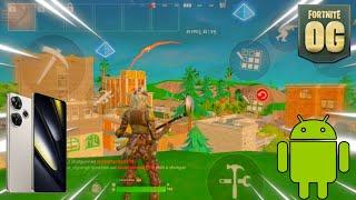 Fortnite Mobile Gameplay 60 FPS *DOMINATING PC LOBBIES*  Poco F6  OG FORTNITE RELOAD