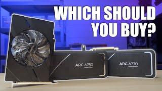 Intel Arc Graphics Card Round up.