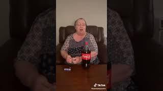 FUNNY OLD LADY DOES COKE AMD MENTOS WITH A HILARIOUS SURPRISE