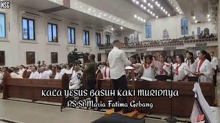 Kala Yesus Basuh Kaki Muridnya - St. Maria Fatima Gebang - Mataram