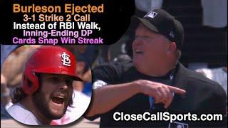 E154 - Ron Kulpa Ejects Alec Burleson After Crucial Strike Call Leads to Outs Instead of RBI Walk