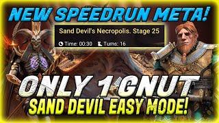 THATS HOW U SPEEDRUN SAND DEVIL AFTER THE NERF ONLY 1 GNUT TEST SERVER RAID SHADOW LEGENDS