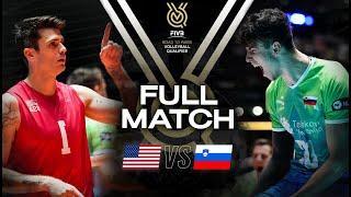  USA vs  SLO - Paris 2024 Olympic Qualification Tournament  Full Match - Volleyball