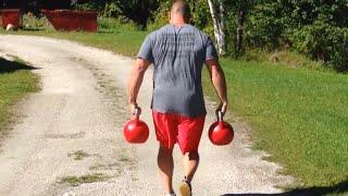 Kettlebell Farmer Walk w Strength Coach Zach Even-Esh