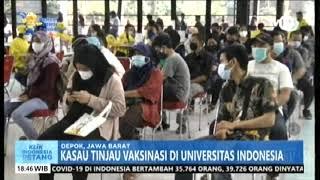 KASAU TINJAU VAKSINASI DI UNIVERSITAS INDONESIA