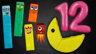 Numberblocks Pacman and More Numbers 1 to 12