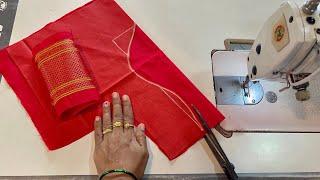 Pathani Saree Blouse Design Cutting & stitching Blouse Back Neck Design  Silk SareeBlouse Design