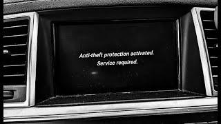 Mercedes Benz Anti theft Protection Activated Warning Message