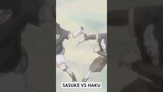 Sasuke’s first solo fight#sasuke #haku #naruto #narutoshippuden #boruto #anime #japan #shorts