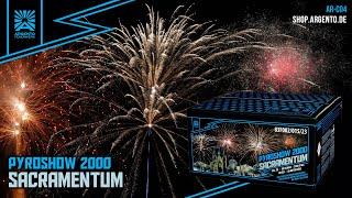 Pyroshow 2000 Sacramentum - 100Sh 30mm 2kg Verbund Batch 2023