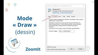 Mode Draw - ZoomIt 2022