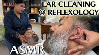 ASMR EAR MASSAGE  GENTLE EAR CLEANING  Reflexology by Indian therapist VANTI