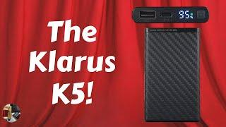 Klarus K5 Carbon Fiber 22.5W Waterproof 10Ah EDC Power Bank Review