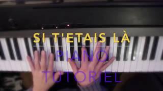 SI T ETAIS LA - LOUANE - PIANO Tutoriel facile pour débutants + Partition