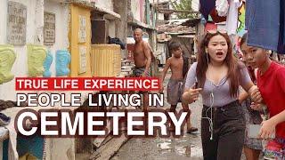 PEOPLE LIVING IN A CEMETERY Walk Vlog  Cavite city  Real Life Philippines