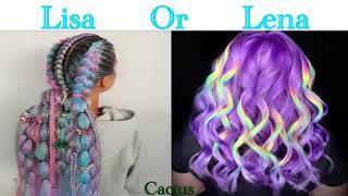 LISA OR LENA# hairstyles