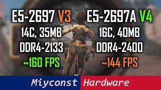  E5-2697A V4 vs. E5-2697 V3 vs. R5 5600  RX 7900XT RX 6700XT