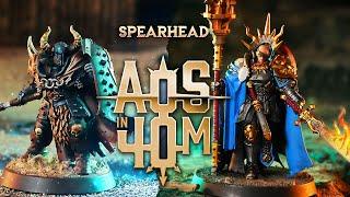 Stormcast vs Slaves To Darkness. Warhammer Battle - AOS Spearhead