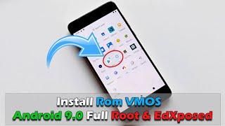 Install Rom VMOS Android 9.0 Full Root & EdXposed Support Google Play Store