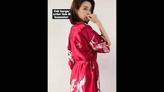 Rekomendasi #bajutidur #satin #kimono #dress #motif   #shopeehaul #racunshopee