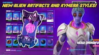 HOW TO GET ALIEN ARTIFACTS AND NEW KYMERA SKIN STYLES IN FORTNITE CHAPTER 2 SEASON 7