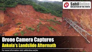 A Glimpse from Above Drone Footage of the Ankola Landslides  Uttara Kannada  Aerial view